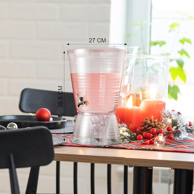 Tioncy 4 Pcs Acrylic Beverage Dispenser - Image 6