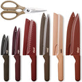 CAROTE Knife Set, 6 Stainless Steel Knives by CAROTE