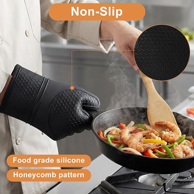 6 Pcs Oven Mitts and Pot Holders Sets - Image 5
