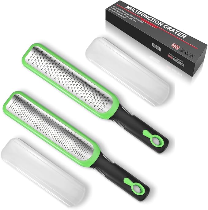 Zester Grater Set of 2, Cheese Grater by TENTA+KITCHEN