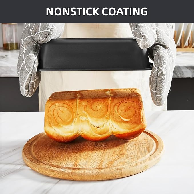 CasaCulina Baking Pans Set, 5-Piece Nonstick Bakeware Sets - Image 4