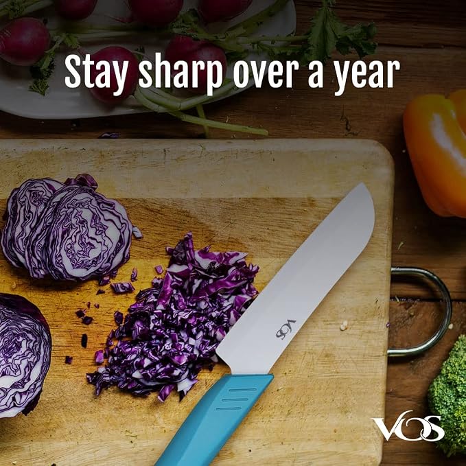 Vos Ceramic Knife Set in Elegant Gift Box, Ceramic Knives Set - Image 2