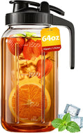 64 oz Mason Jar Pitcher – Airtight & Leakproof Glass Pitcher by VA1KENE