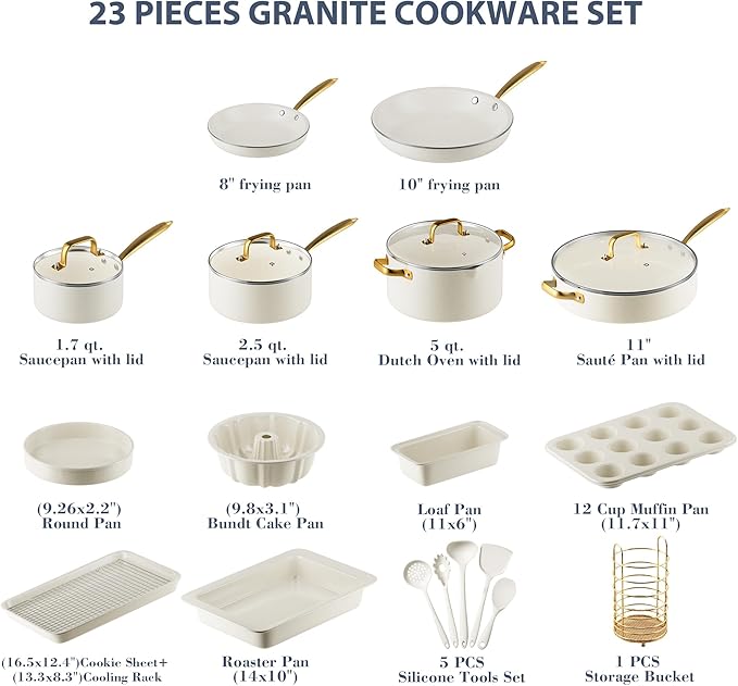 Pots and Pans Set Nonstick - Image 2