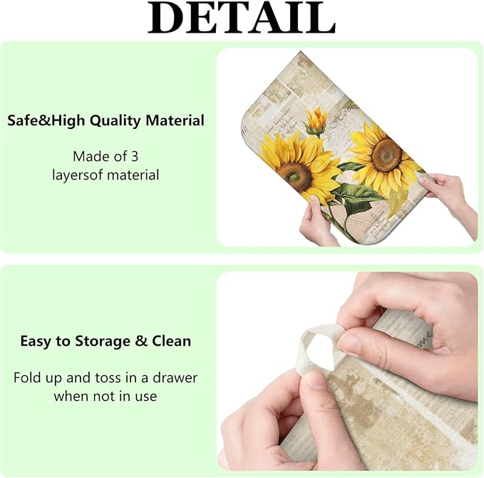 Dish Drying Mat Drainer Pads - Image 6
