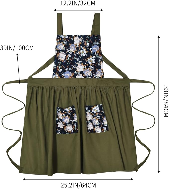 Pinknoke Vintage Pinafore Apron Dress - Image 4