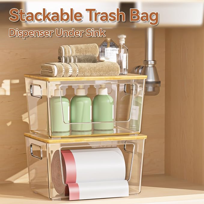 spospo 2 Pack Trash Bag Holder - Image 2