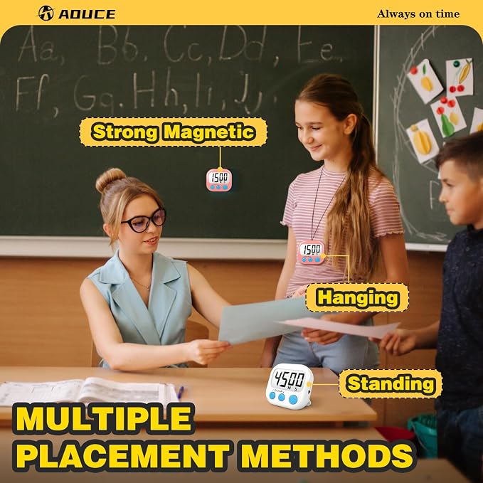 Classroom Timers for Teachers Kids Large Magnetic Digital Timer Teacher - Image 3