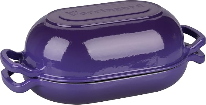 VORRINGARD Enameled Cast Iron Sourdough Bread Oven, Dutch Oven, Loaf Cast Iron - Image 9