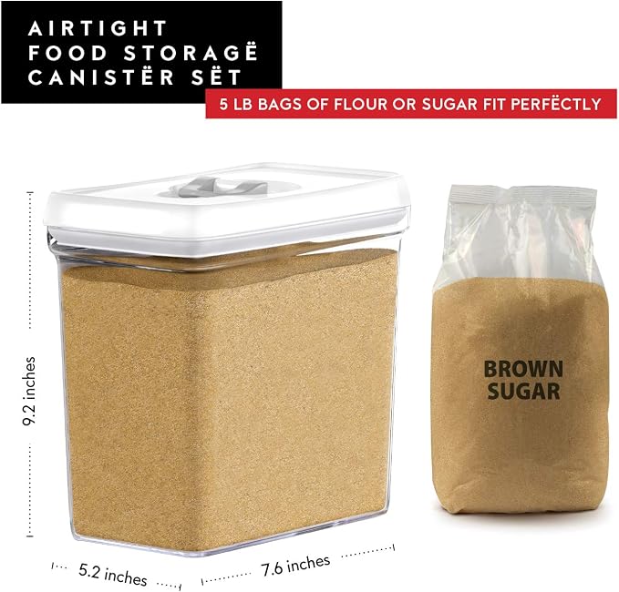 DWËLLZA KITCHEN Large Airtight Food Storage Containers - Image 4