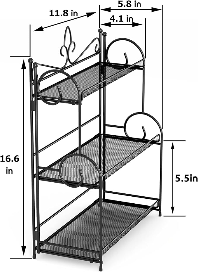 YIUKEA Bathroom Organizer Countertop - Image 6