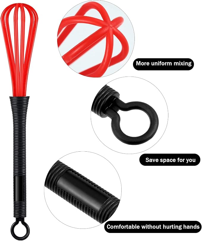 12 Pack Hair Color Whisk Mini Whisk - Image 3