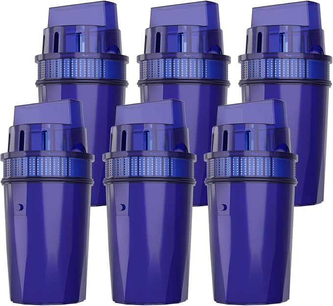 Fil-Fresh 6-Pack PURWater Filter Replacement, PURPlus Water Pitchers and by Fil-Fresh