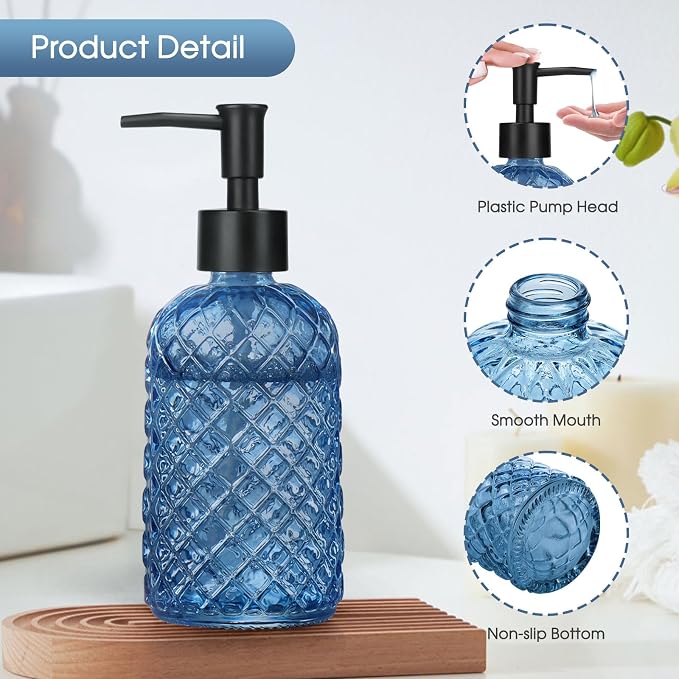 Topsky Gem Glass Soap Dispenser - Image 3