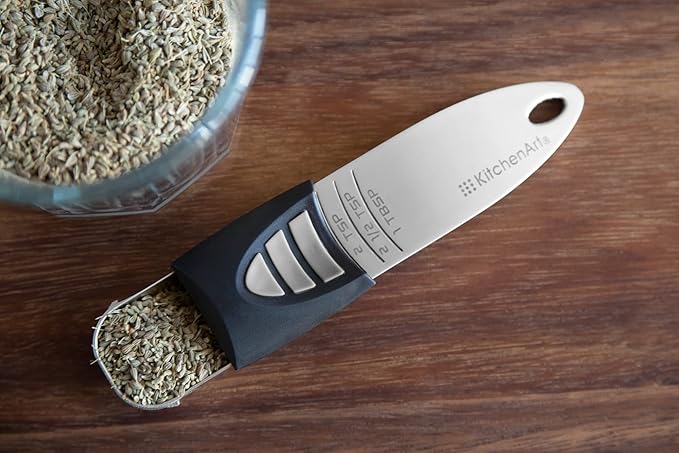 KitchenArt Stainless Steel Pro Adjust-A-Tablespoon, Adjustable Tablespoon - Image 3