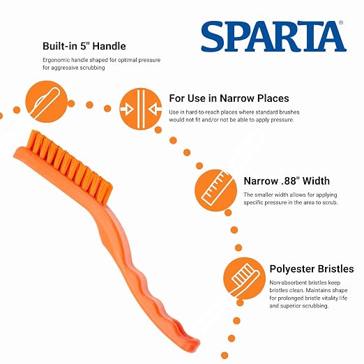 SPARTA Detail Brush Grout Brush, Crevice Brush - Image 6