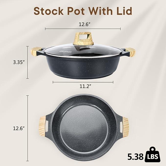 GiPP 6QT Nonstick Stock Pot - Image 2