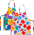 2 Pack Kids Apron, Cute Cooking Aprons, Waterproof Art Apron by XLSXEXCL