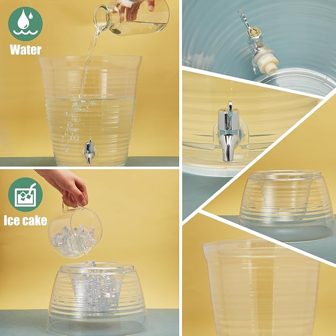 Tioncy 1 Pc Acrylic Beverage Dispenser - Image 2