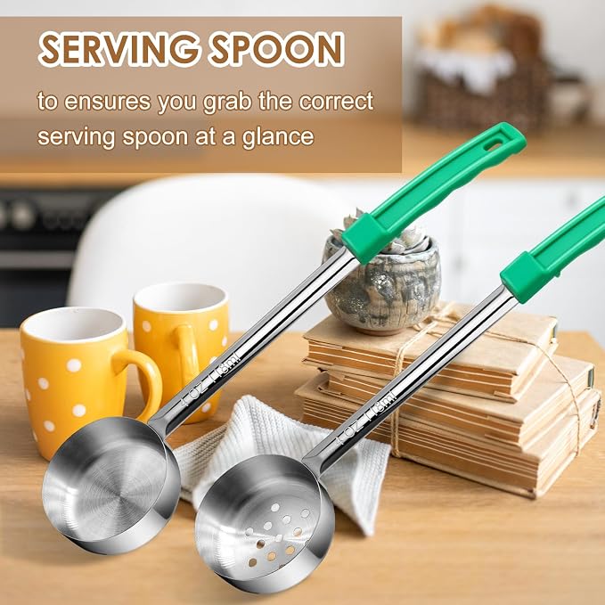 4 Ounce Stainless Steel Portion Control Ladle Spoon - Image 7