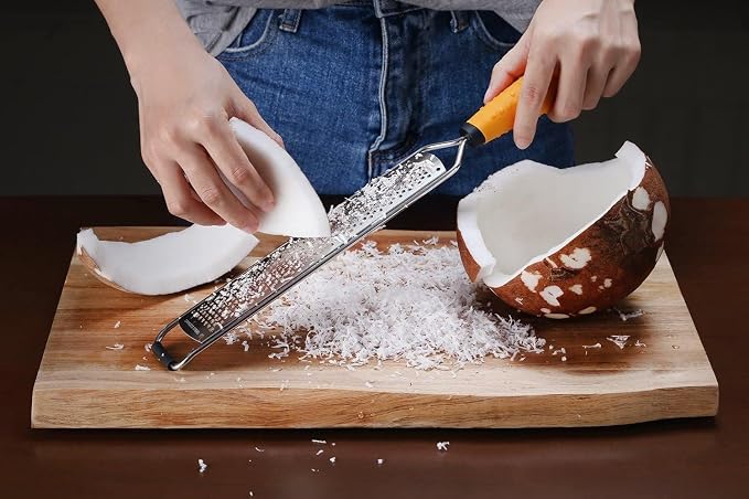 Deiss PRO Lemon Zester & Heavy Duty Cheese Grater & Vegetable Grater - Image 9