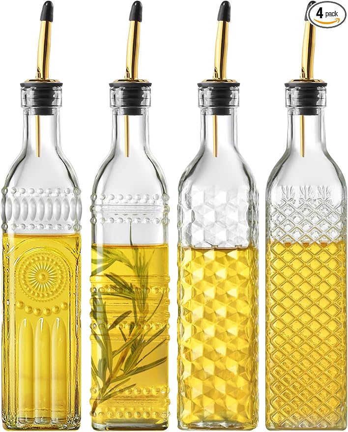 4 Pcs Olive Oil Dispenser Bottle by Ruiao