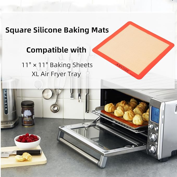 AMYONE Square Silicone Baking Mats - Image 6