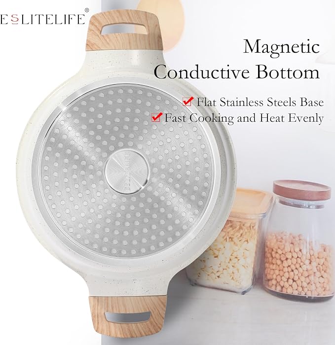 ESLITE LIFE Nonstick Stock Pot - Image 8