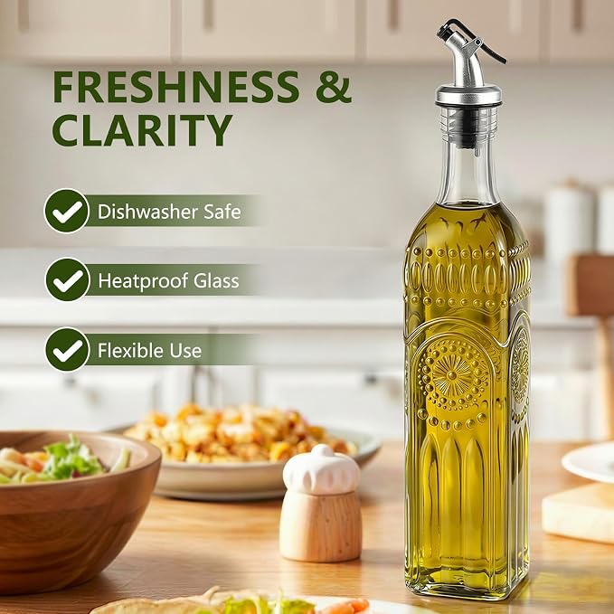WERTIOO 4 Pack Olive Oil Dispenser Bottle - Image 5