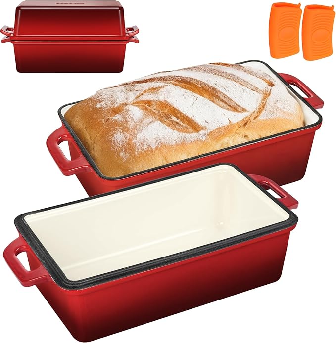 Wildone Enameled Cast Iron Bread Loaf Pan by Wildone