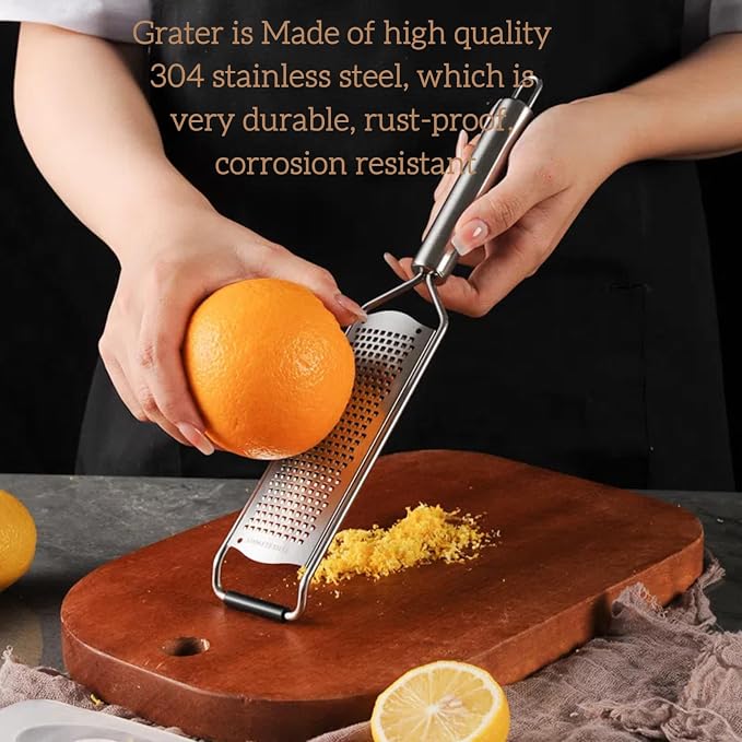 Stainless Steel 12 inch Cheese Grater, vegetable & Fruit grater Zester - Image 2