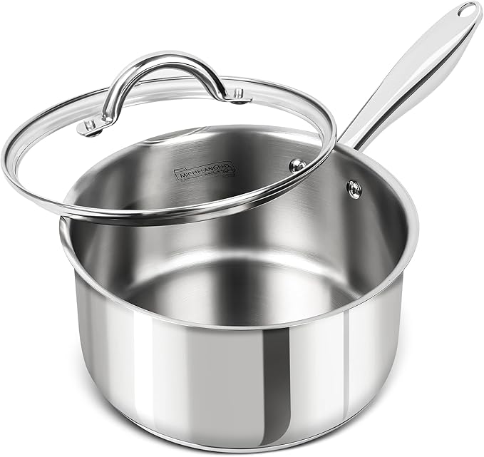 MICHELANGELO 3 Quart Saucepan by Michelangelo