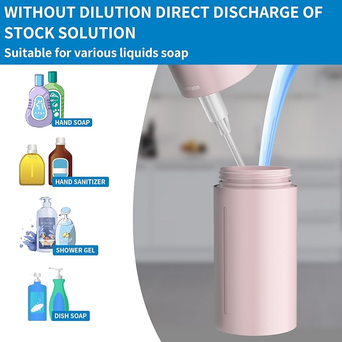 Aunmaon Automatic Soap Dispenser Touchless, Kitchen & Bathroom, Hands-Free - Image 4