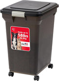 IRIS USA Dog Food Storage Container 58 Lb, Airtight Large Pet Food Storage Bin by IRISUSA