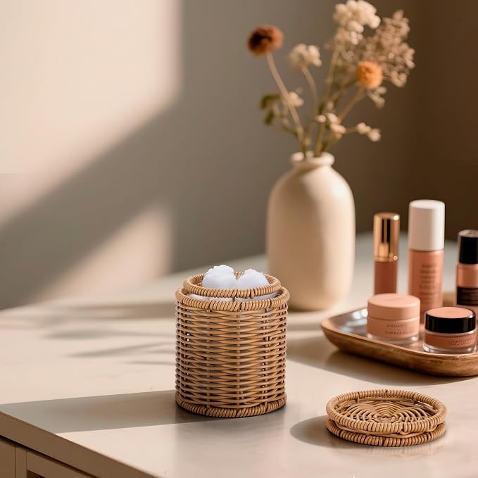 Canister, Cotton Swab Holder - Image 2