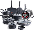 T-Fal Ultimate Hard Anodized Nonstick Pots and Pans Set 17 Piece, Nonstick by T-falbrand