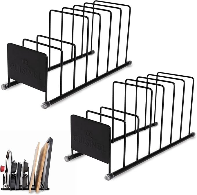 Cuisinel Lid and Dish Organizer Rack by Cuisinel