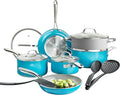 GOTHAM STEEL 15 Pc Ceramic Cookware Set, Ceramic Pots and Pans Set Non Stick by GothamSteel