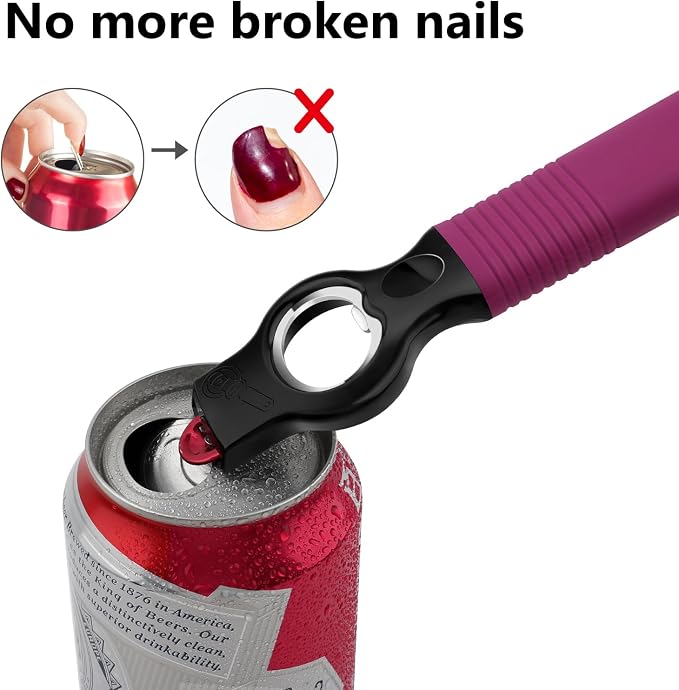 2-Pack Magnetic Beer Bottle Opener & Soda Can Opener, 2-in-1 Bottle Opener and - Image 5