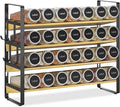 EsLuker.ly Spice Seasoning Rack Organizer Kitchen Countertop, 4 Tier Bamboo by EsLukerly