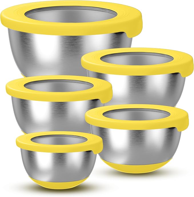 KITEISCAT Stainless Steel Mixing Bowls by KITEISCAT