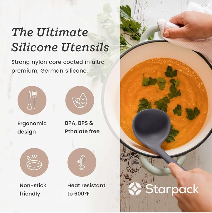 Starpack 'Stir & Serve' Silicone Cooking Utensils Set - Image 2