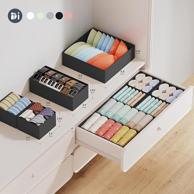 DIMJ Drawer Organizer Clothes Storage - Image 2
