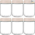 NETANY 6-pack 16oz Glass jars by NETANY
