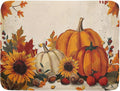 Happy Thanksgiving Day Harvest Dish Drying Mat by Anyako