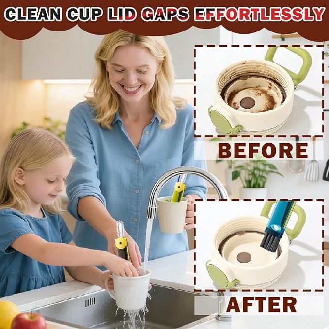 3 in 1 Cup Lid Cleaning Brush - Image 4