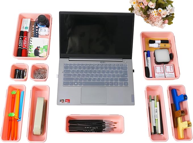 Kutesna 15 PCS Interlocking Desk Drawer Organizer Separator - Image 7