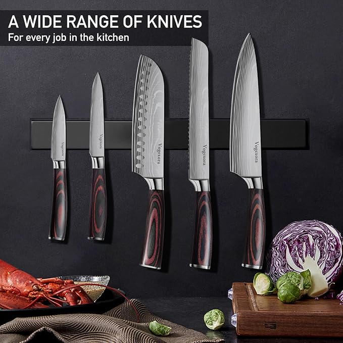 5 Pcs Chefs Kitchen Sharp Knife Set - Image 9