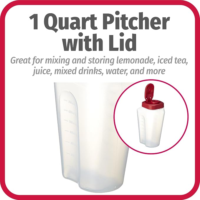 GoodCook 1 Quart Bottle – BPA Free Mixing Pitcher - Image 4