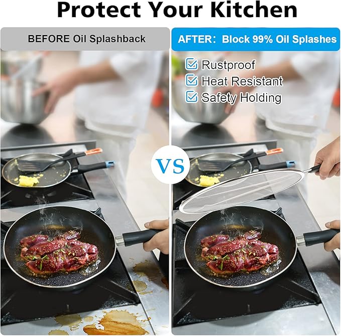 Splatter Screen for Frying Pan - Image 4